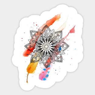 Watercolor mandala Sticker